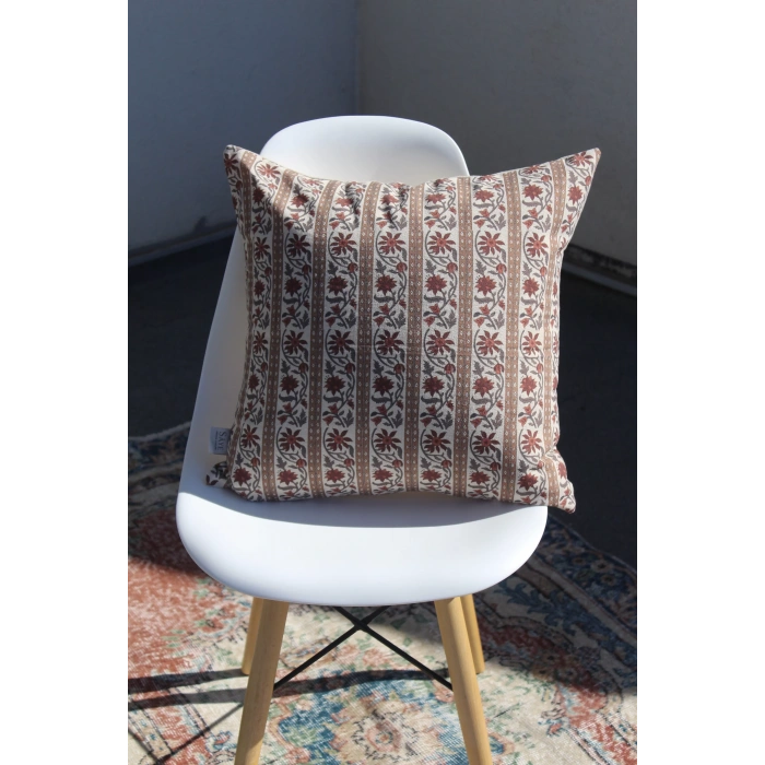 Minas Keten Kırlent Kılıfı