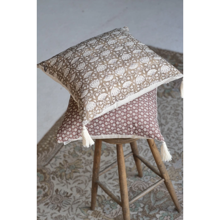 Roozi Keten Kırlent Kılıfı