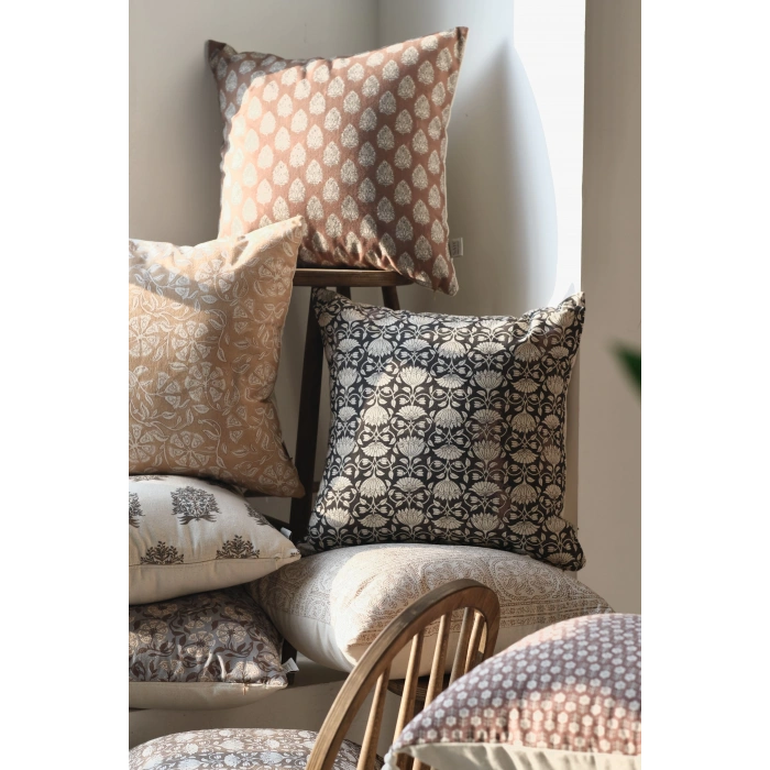 Samar Keten Kırlent Kılıfı