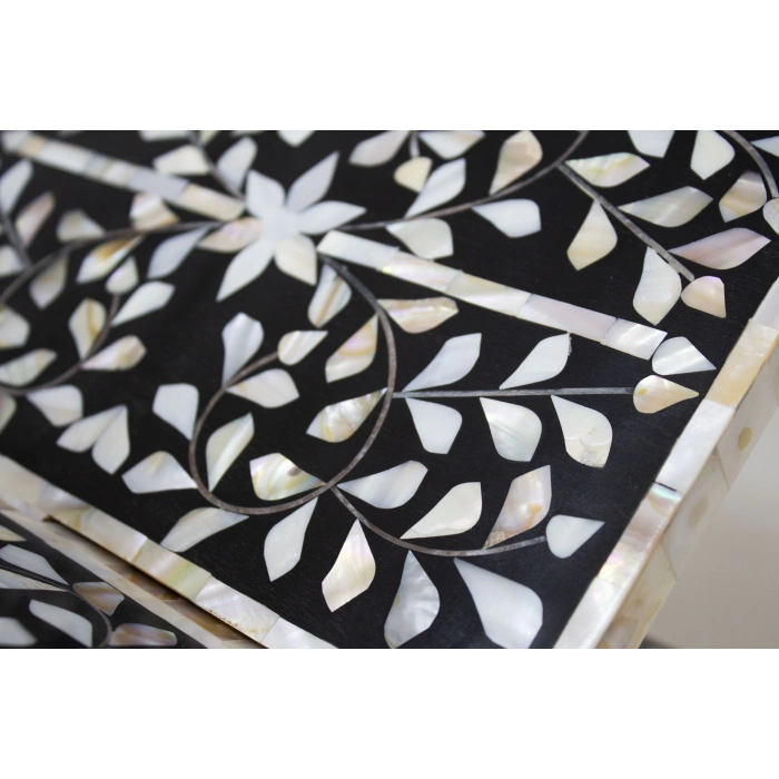 Shahi Sedef Kakma Siyah Rahle