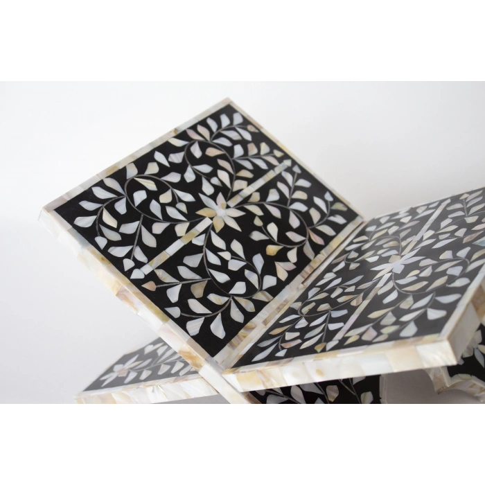 Shahi Sedef Kakma Siyah Rahle