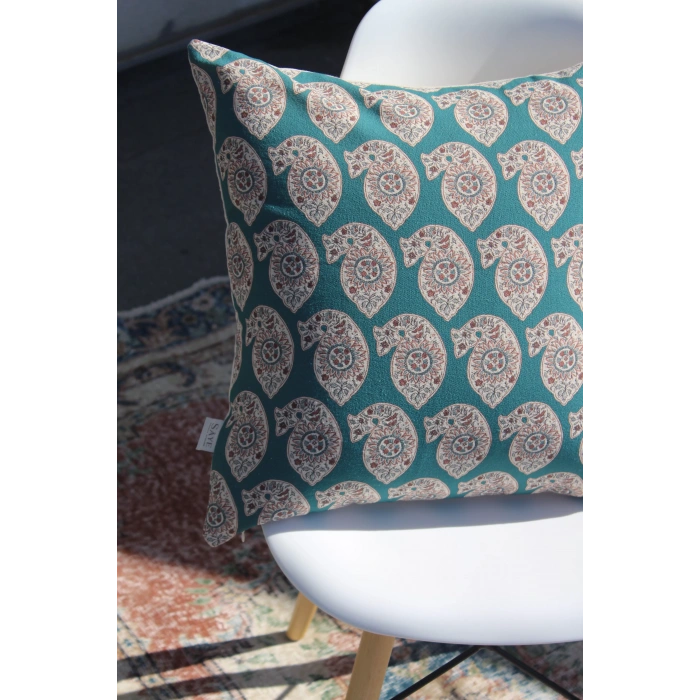 Sufi Keten Kırlent Kılıfı