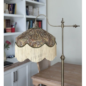 ETRO HARDAL KAHVE İPEK SATEN LAMBADER