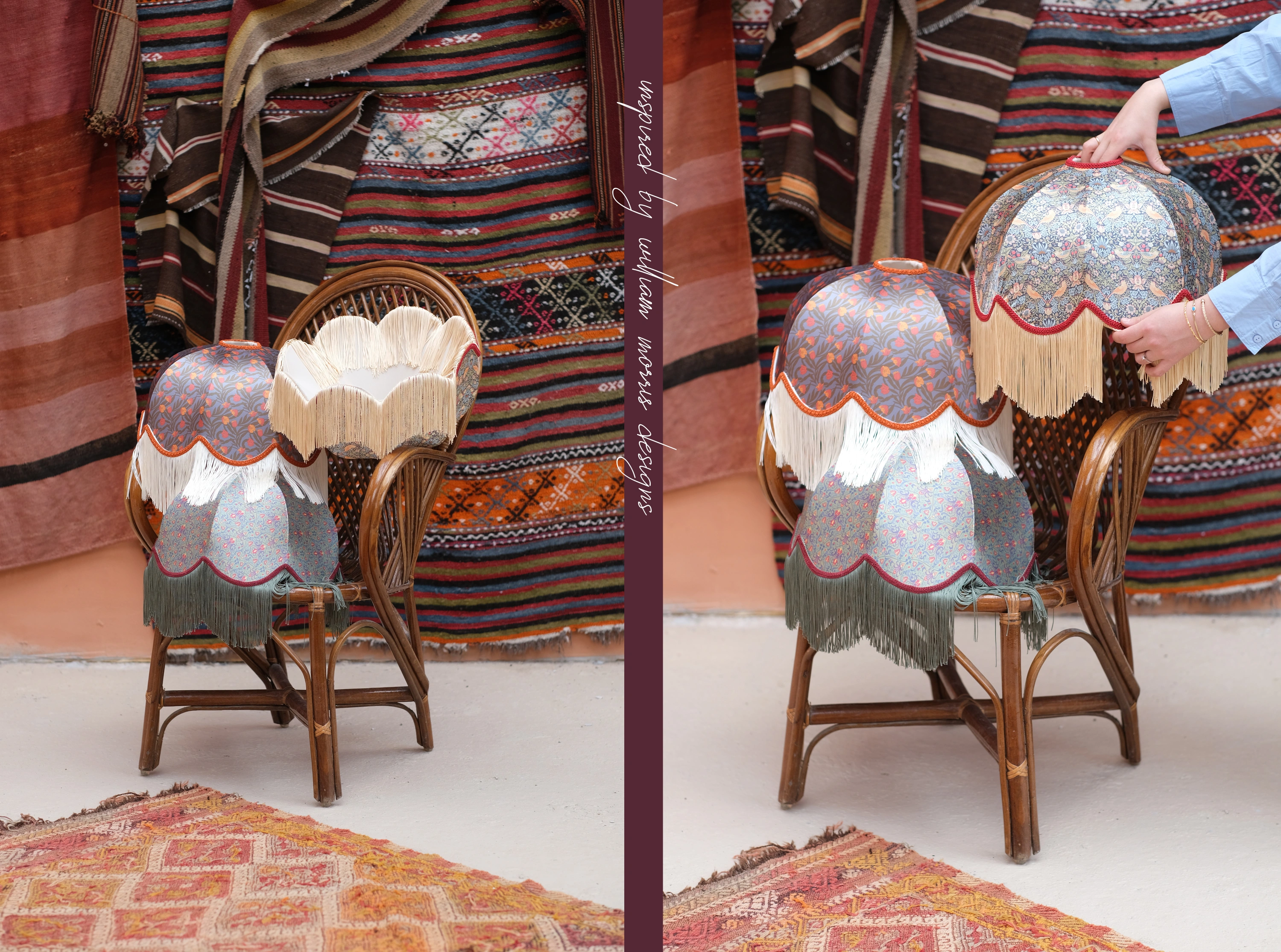 SATIN BLOOM LAMPSHADE COLLECTION