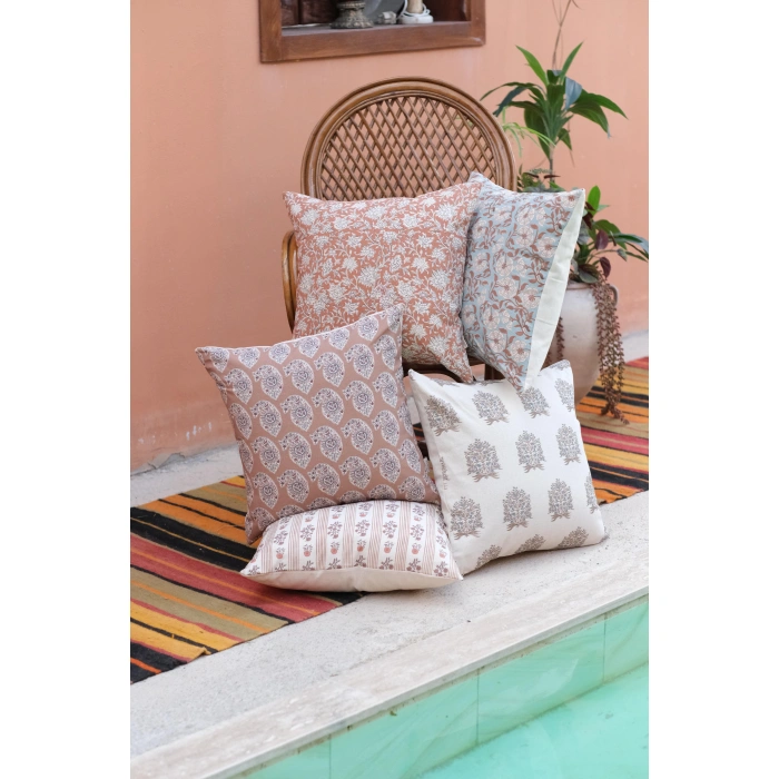 Fasia Keten Kırlent Kılıfı