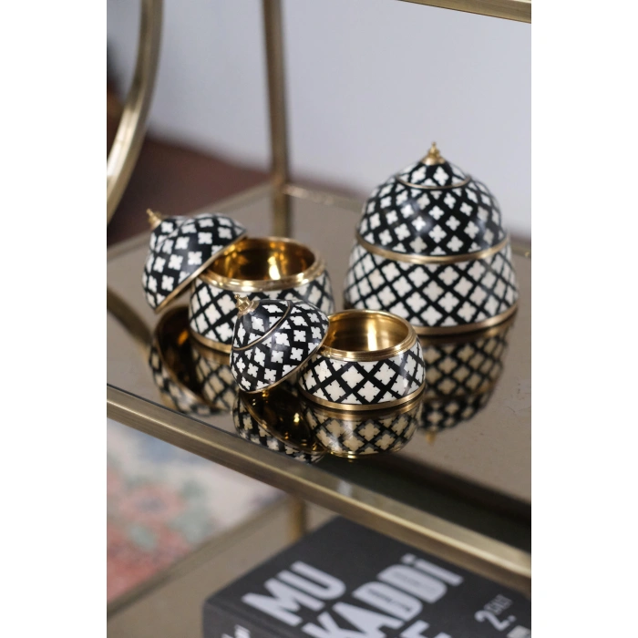 Jaipur Suri Pirinç Kutu Seti