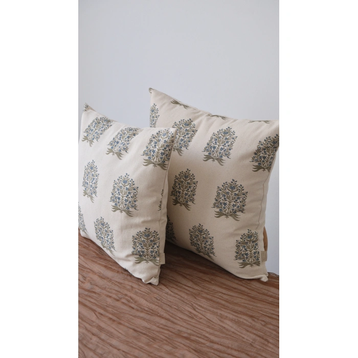 Laci Sera Keten Kırlent Kılıfı