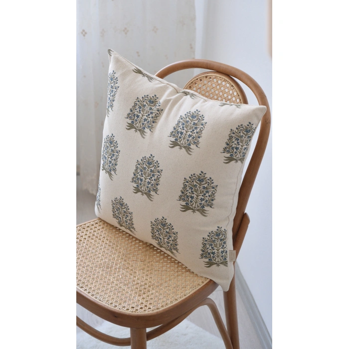 Laci Sera Keten Kırlent Kılıfı