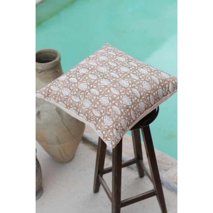 Naksh Keten Kırlent Kılıfı