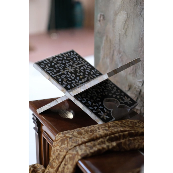 Shahi Sedef Kakma Siyah Rahle