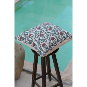 Hatai Keten Kırlent Kılıfı