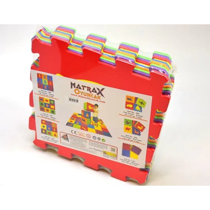 AKÇİÇEK 305 33*33CM 7MM TAŞITLAR EVA PUZZLE