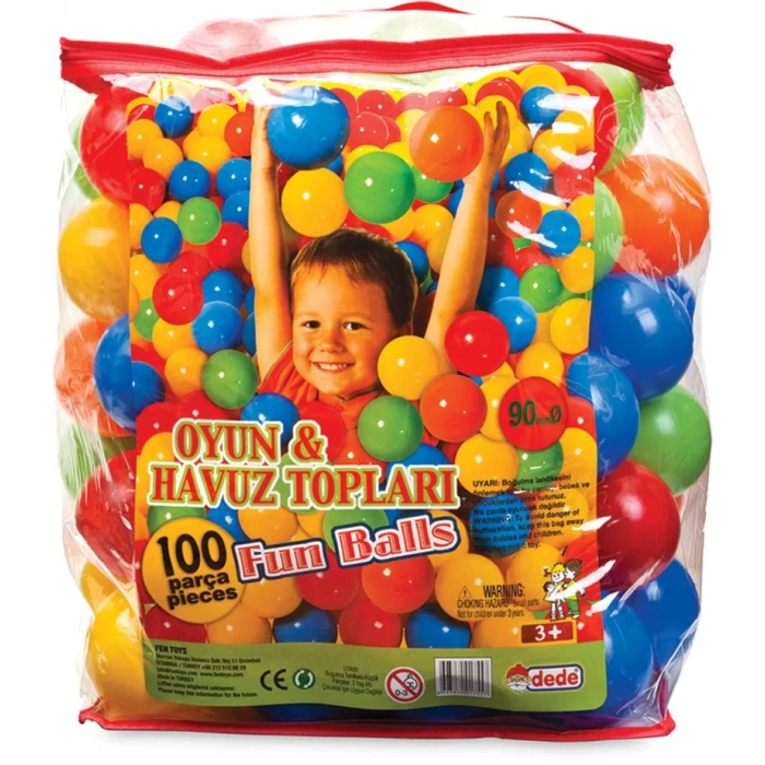 DEDE 9CM 100 LÜ  HAVUZ TOPU 01755 (4)