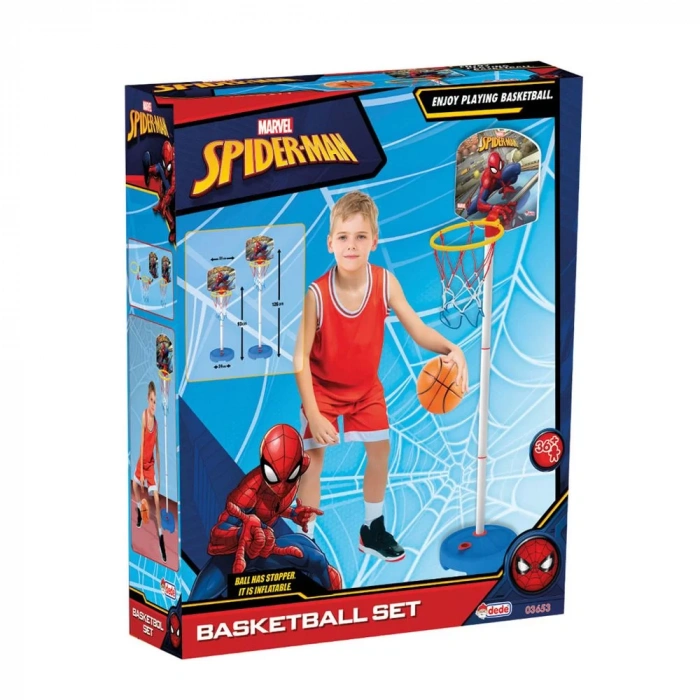 DEDE SPIDERMAN KÜÇÜK AYAKLI BASKET POTA 03653 (03653)
