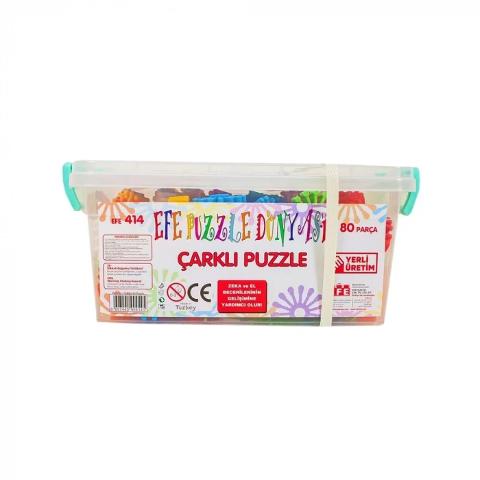 EFE KUTULU 60 PARÇA ÇARKLI PUZZLE 414 (18)