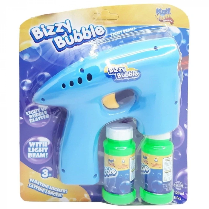 KAYYUM BÜYÜK PİLLİ IŞIKLI KÖPÜK TABANCASI 6020 (36)