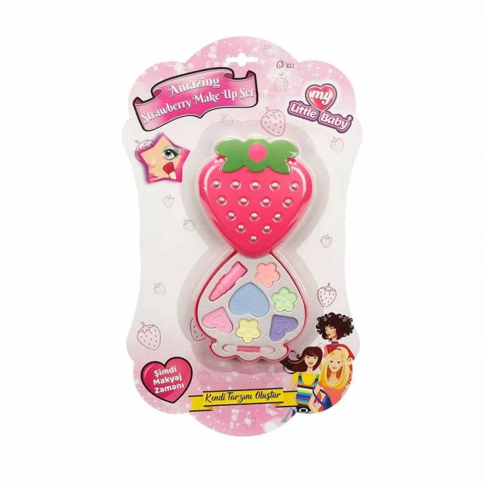 LİMON ÇİLEK KARTELA TEKLİ MAKYAJ SETİ