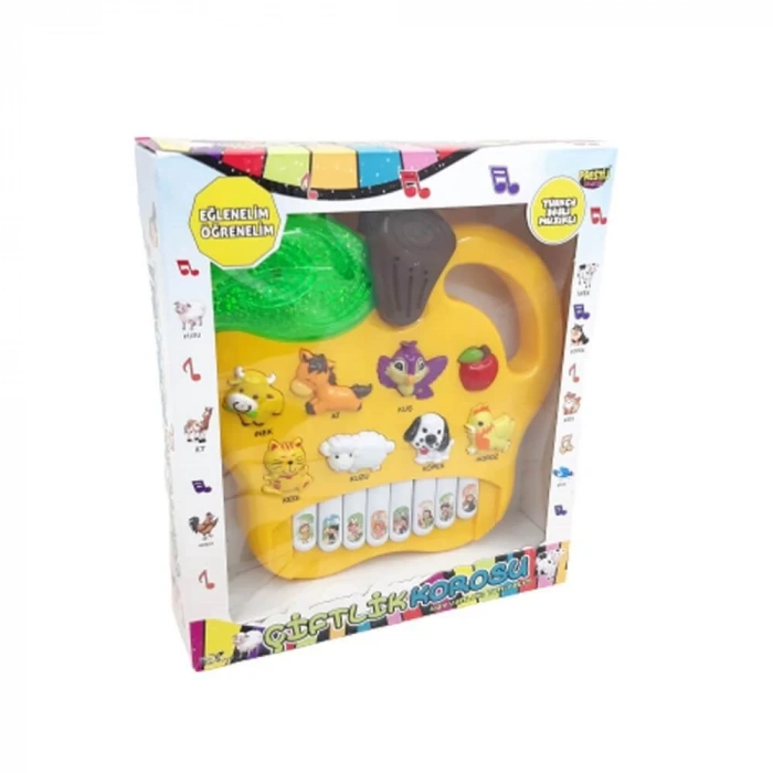 PRESTİJ PR-23 KUTULU HAYVANLI PİLLİ ELMALI PİYANO