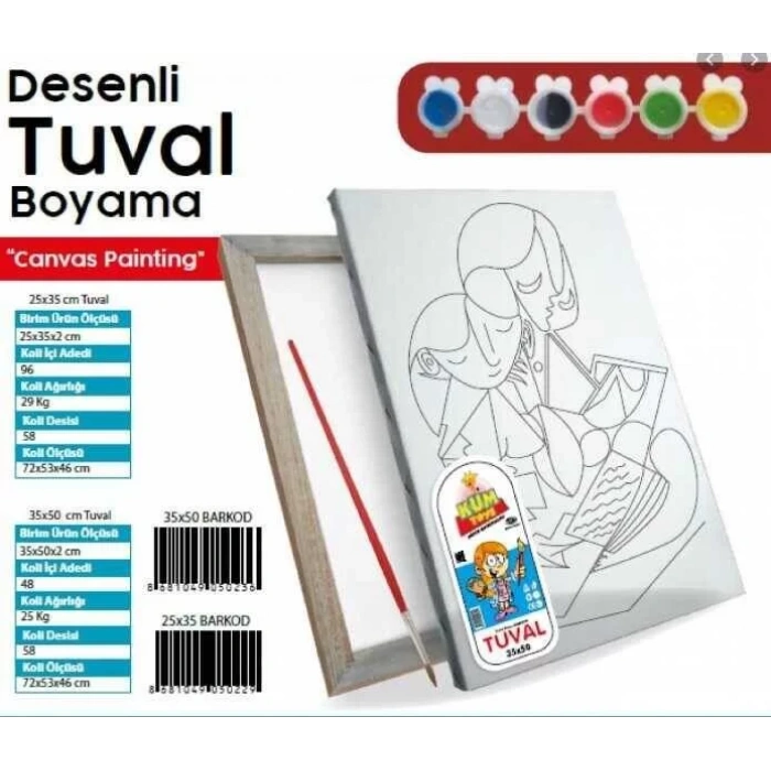 REDKA KUMTOYS TUVAL BOYAMA SETİ KM5023