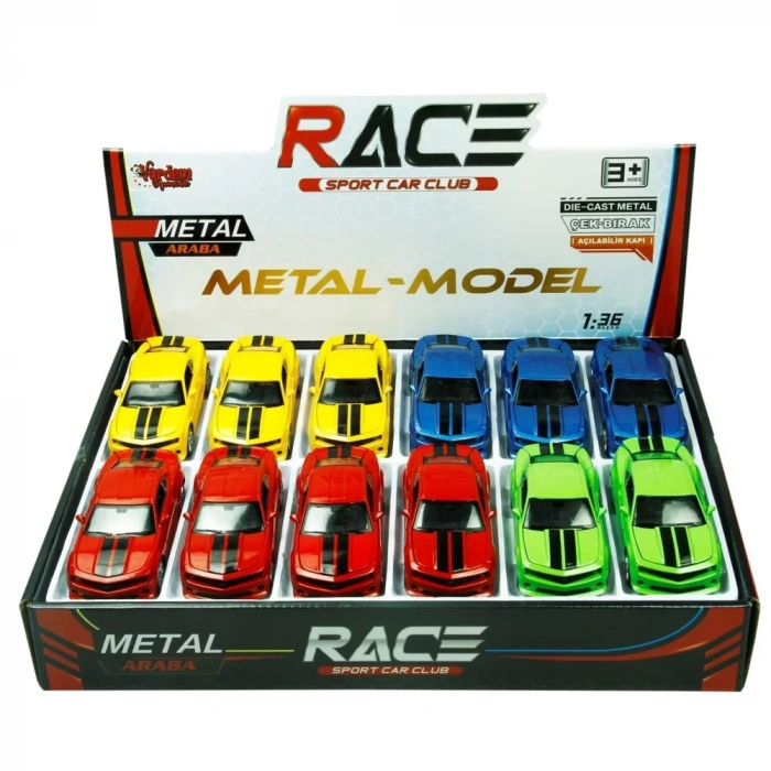 VARDEM 80137 ÇEKBIRAK 1:36 ŞERİTLİ SPOR ARABA DİE CAST (12)