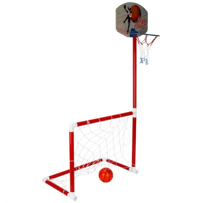 AKÇİÇEK 224 PORTATİF KALE-BASKET POTASI(2Sİ 1 ARADA)