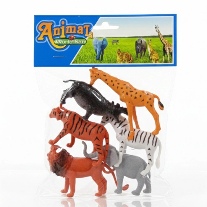 CANEM Y260-6 PVC DE KÜÇÜK 6 LI VAHŞİ HAYVANLAR (144)