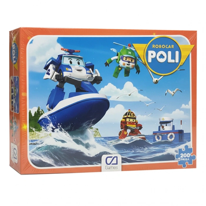 CA CA200-5328  ROBOCAR POLİ PUZZLE 200