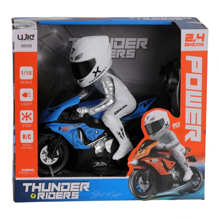 HALİTCAN UJ99-MT01 UZ. KUM. ŞARJLI 1/10 MOTOSİKLET (18)