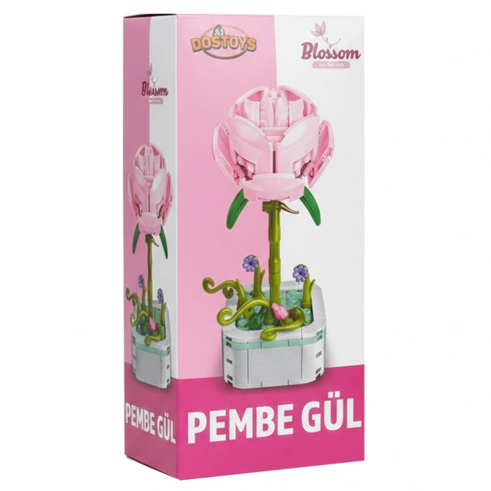 OCEAN PEMBE GÜL (ÇİÇEK LEGO)