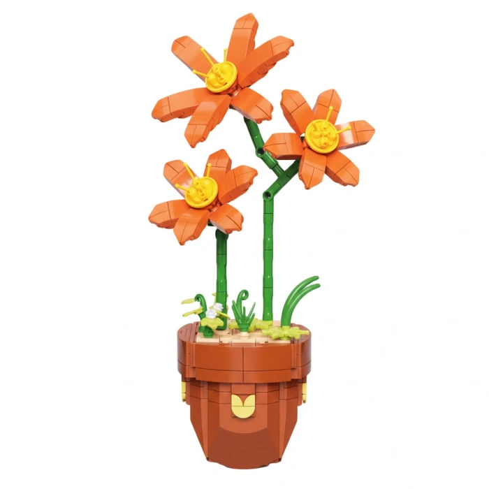 OCEAN 06289-116-19 TURUNCU GÜNGÜZELİ ÇİÇEK LEGO