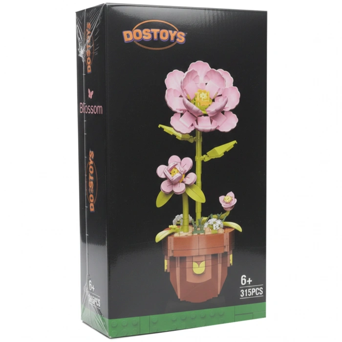 OCEAN 06289-116-1 JAPON PEMBE GÜLÜ ÇİÇEK LEGO