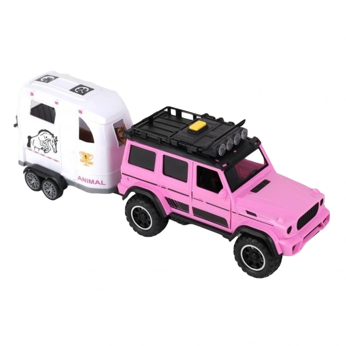 ENFAL LC-31318 LETS DRİVE SESLİ VE IŞIKLI PİKAP VE AT KARAANI