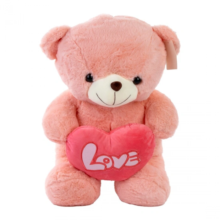 METAŞ BJ-19 LOVE KALPLİ AYICIK PELUŞ 50 CM (50)