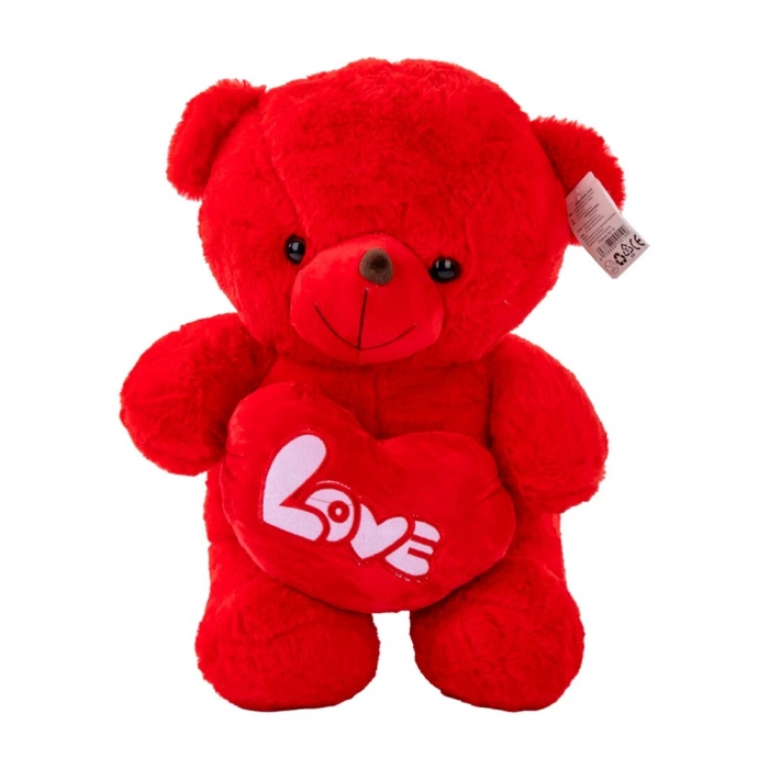 METAŞ BJ-19 LOVE KALPLİ AYICIK PELUŞ 50 CM (50)