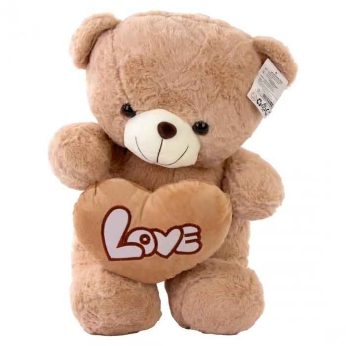 METAŞ BJ-19 LOVE KALPLİ AYICIK PELUŞ 50 CM (50)
