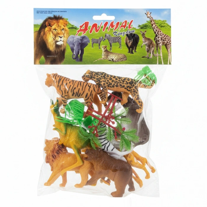 CANEM 050-A31 PVC DE 8 Lİ VAHŞİ HAYVANLAR SETİ (72)