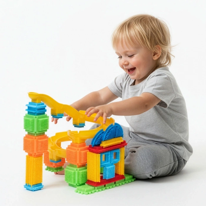 DEDE 04119 KAKTÜS BLOKLAR TOP PARKURU 100 PRÇ (12)