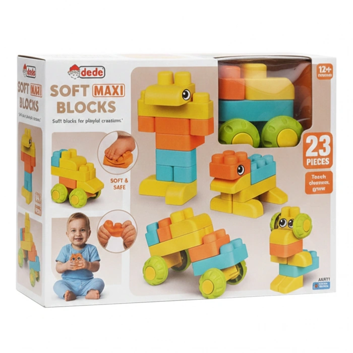 DEDE 04071 YUMUŞAK MAXİ BLOKLAR 23 PRÇ