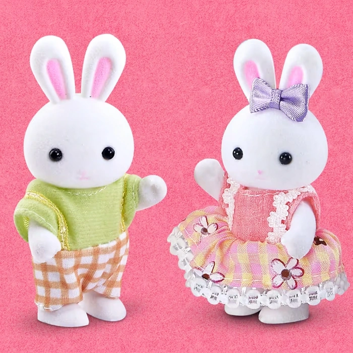 MEGA 150092BIG06699 BAY DREAMY MİNİ TAVŞAN-TAVŞAN AİLESİ SETİ