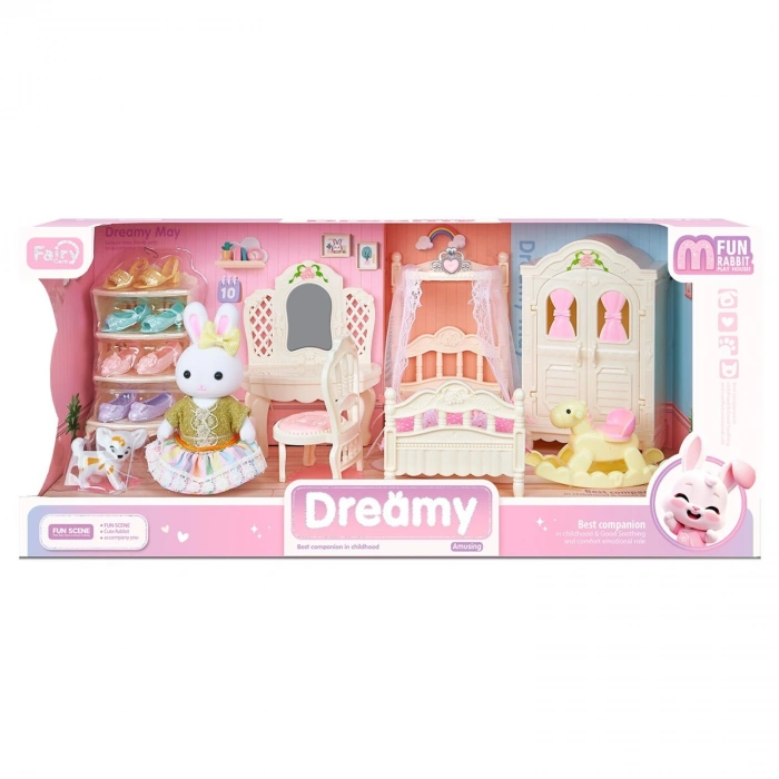 MEGA 010101BIG06717 BAY DREAMY MİNİ TAVŞAN-BÜYÜK YATAK ODASI TAKIMI