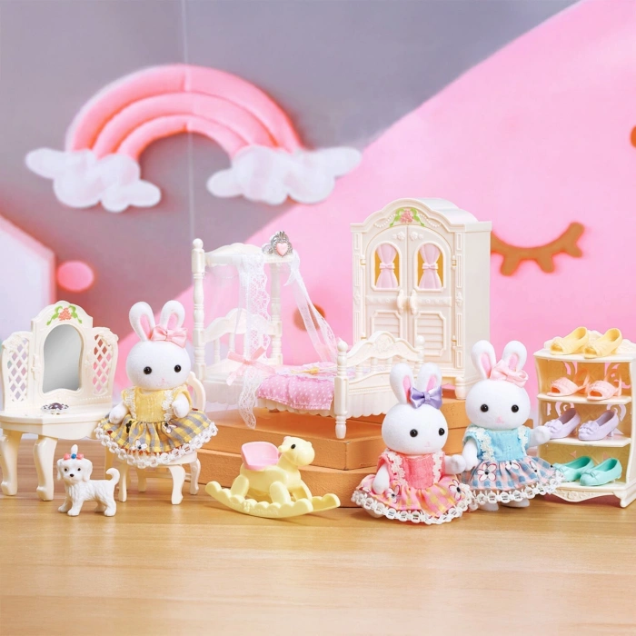 MEGA 010101BIG06717 BAY DREAMY MİNİ TAVŞAN-BÜYÜK YATAK ODASI TAKIMI