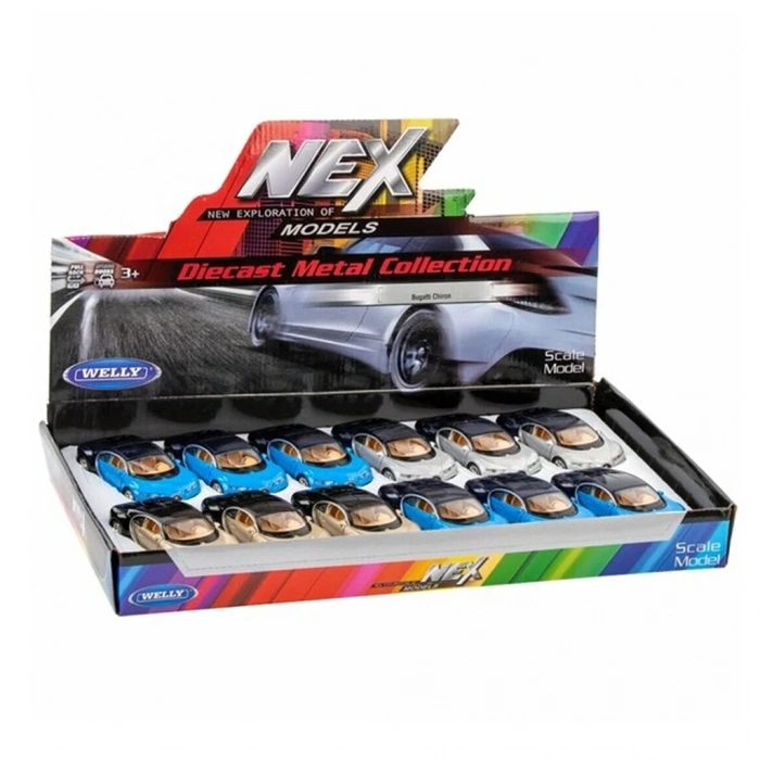 KARSAN 43738 WELLY DIE CAST PULL BACK BUGATTİ (72)