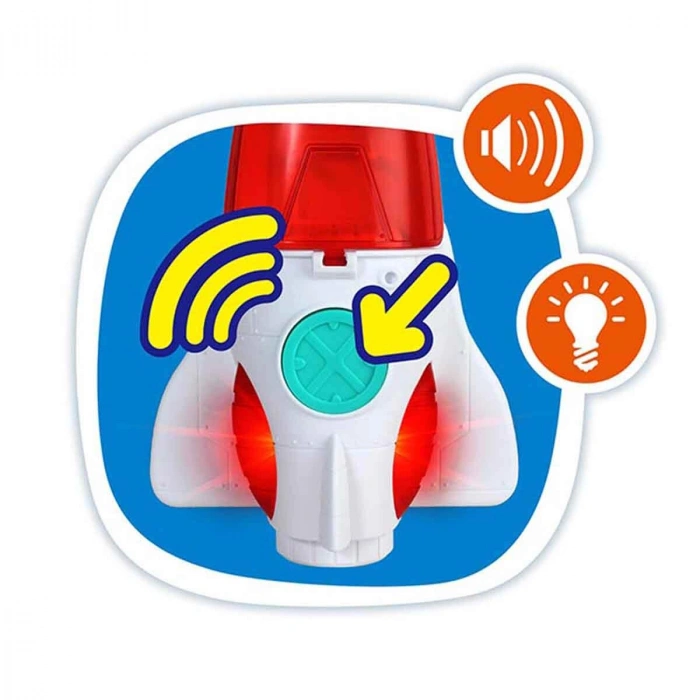 SUNMAN S00033226 SUN-CPM-OYUN SET TINY KIDDOM FIRLATMA MACERASI UZAY GEMİSİ 32PRÇ.SES/IŞIK