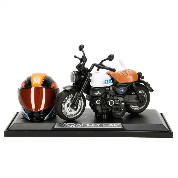 SUNMAN S00005835 SUN-MYG-DC.MOTOSİKLET 1/14 HONDA MONKEY KASKLI FİGÜR PB.3R.SES/IŞIK