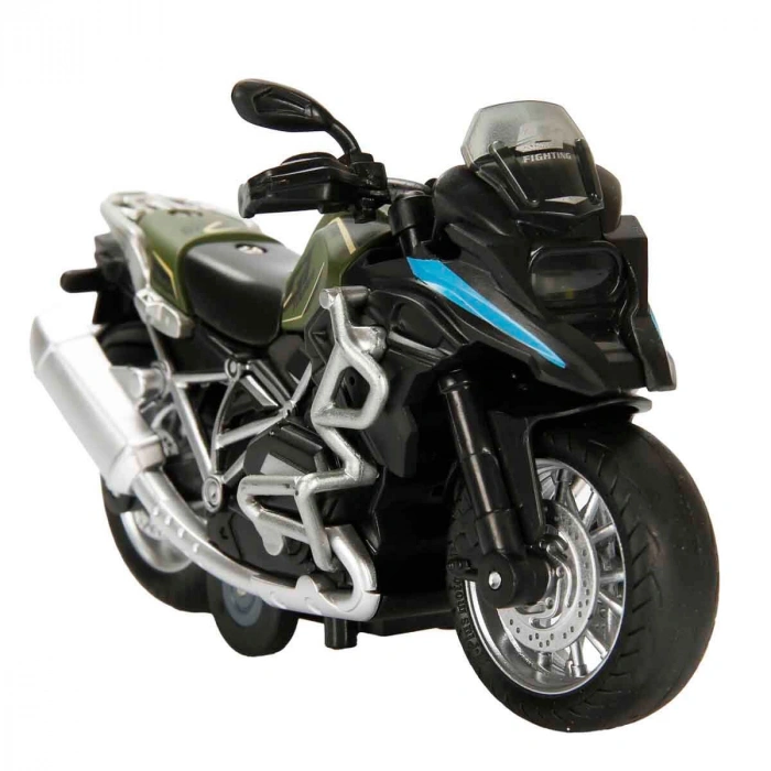SUNMAN S00005834 SUN-MYG-DC.MOTOSİKLET 1/14 BMW OFF-ROAD KASKLI FİGÜR PB.3R.SES/IŞIK