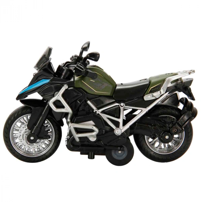 SUNMAN S00005834 SUN-MYG-DC.MOTOSİKLET 1/14 BMW OFF-ROAD KASKLI FİGÜR PB.3R.SES/IŞIK