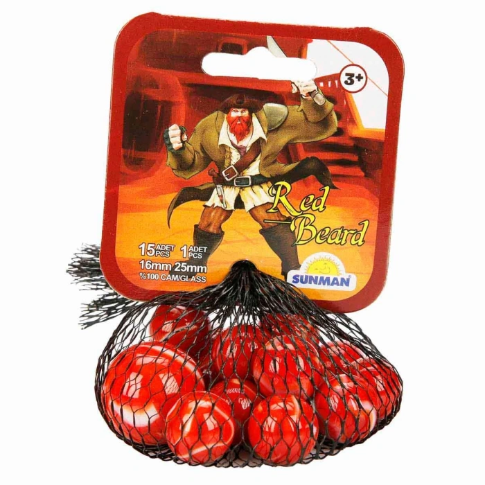 SUNMAN S00003007 SUN-GLS-DJN MİSKET KIZIL SAKAL 15+1 FİLE