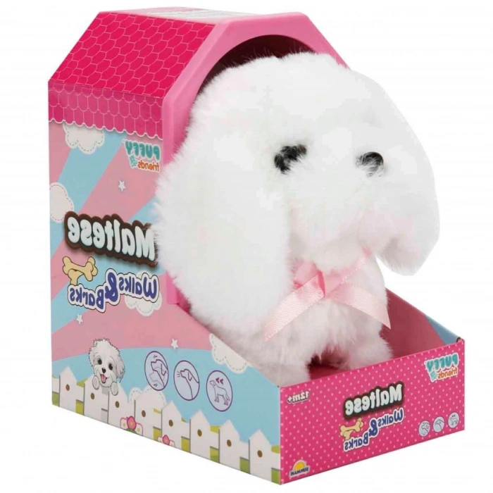 SUNMAN S00047100 SUN-RST-PFF-PELUŞ SEVİMLİ KÖPEK MALTESE HAREKETLISESLI BYZ