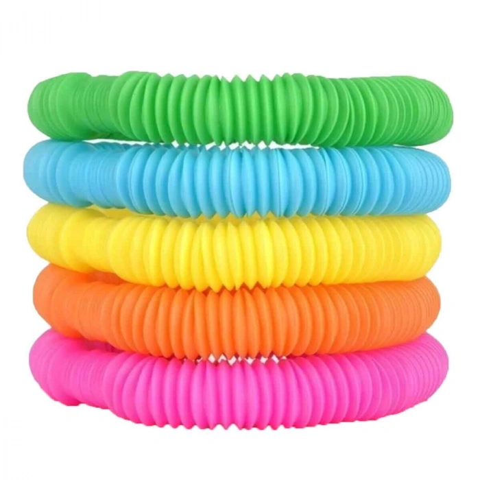 SUNMAN S02004807 SUN-JRU-POP&PLAY TUBES DUYUSAL STRES OYUNCAĞI MINI 5Lİ 2A.KRTL.