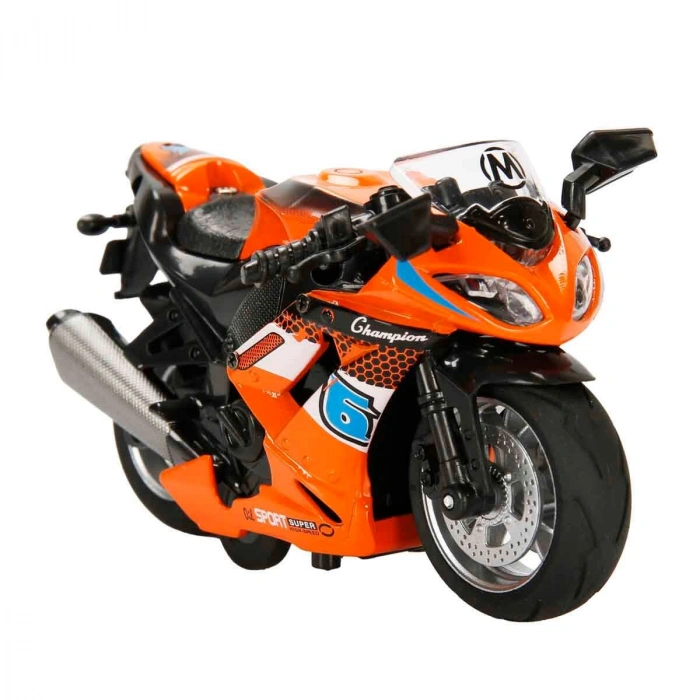 SUNMAN S00005831 SUN-MYG-DC.MOTOSİKLET 1/14 RACING KASKLI FİGÜR PB.3R.SES/IŞIK